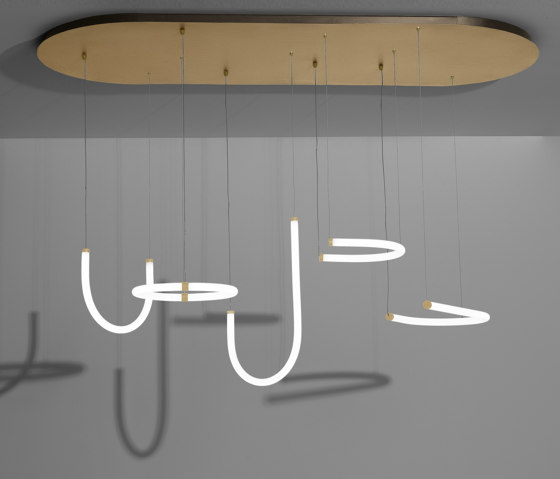 Unseen | Pendant lamp 5 units | Lampade sospensione | Petite Friture