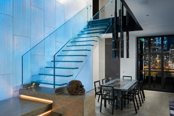 Mistral All glass Glass stair Chicago | Sistemas de escalera | Siller Treppen