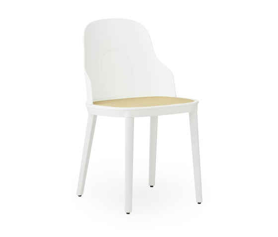 Allez Chair Molded Wicker White PP | Chaises | Normann Copenhagen