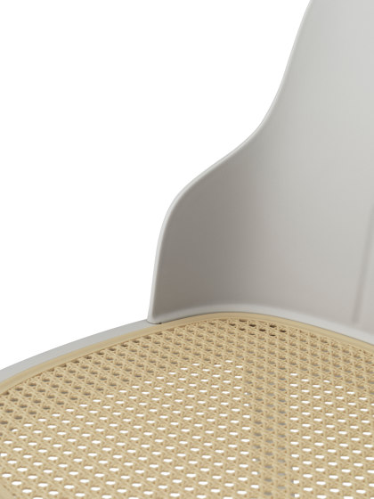 Allez Chair Molded Wicker Grey PP | Sedie | Normann Copenhagen