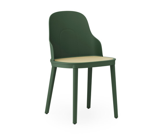 Allez Chair Molded Wicker Green PP | Chaises | Normann Copenhagen