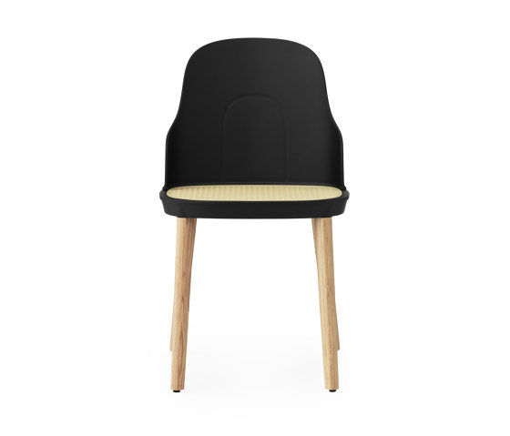 Allez Chair Molded Wicker Black Oak | Chaises | Normann Copenhagen