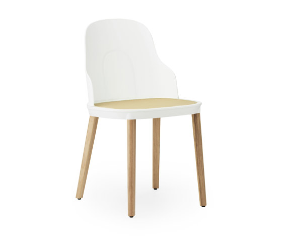 Allez Chair Molded Wicker White Oak | Chaises | Normann Copenhagen