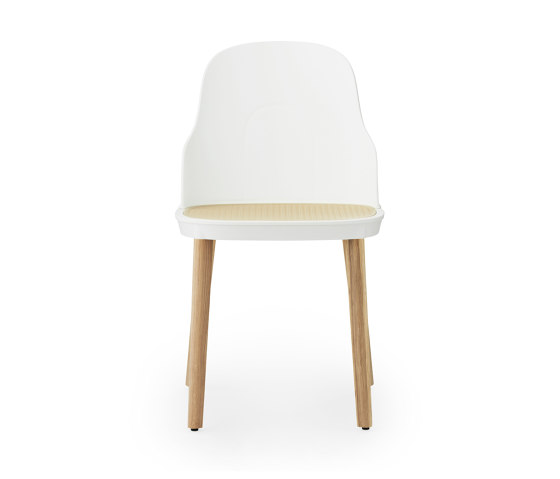 Allez Chair Molded Wicker White Oak | Chaises | Normann Copenhagen