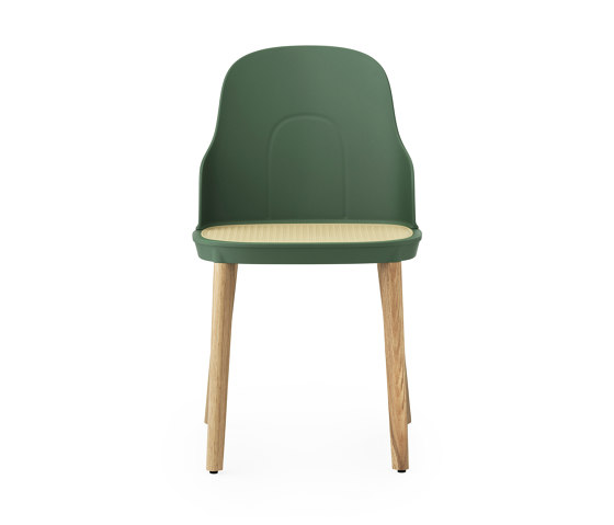 Allez Chair Molded Wicker Park Green Oak | Stühle | Normann Copenhagen
