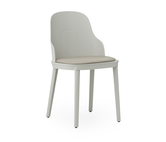 Allez Chair Upholstery Ultra Leather Warm Grey PP | Sedie | Normann Copenhagen