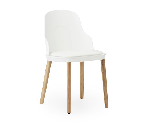 Allez Chair Upholstery Ultra Leather White Oak | Chaises | Normann Copenhagen