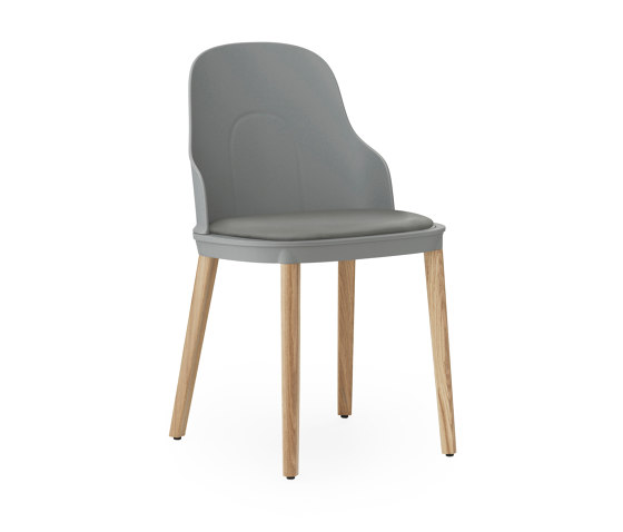 Allez Chair Upholstery Ultra Leather Grey Oak | Chaises | Normann Copenhagen