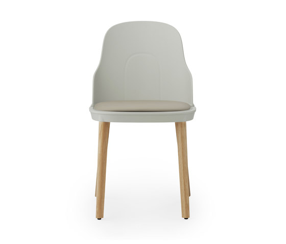 Allez Chair Upholstery Ultra Leather Warm Grey Oak | Chaises | Normann Copenhagen