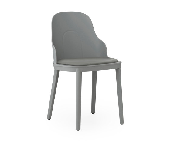 Allez Chair Upholstery Ultra Leather Grey PP | Chairs | Normann Copenhagen