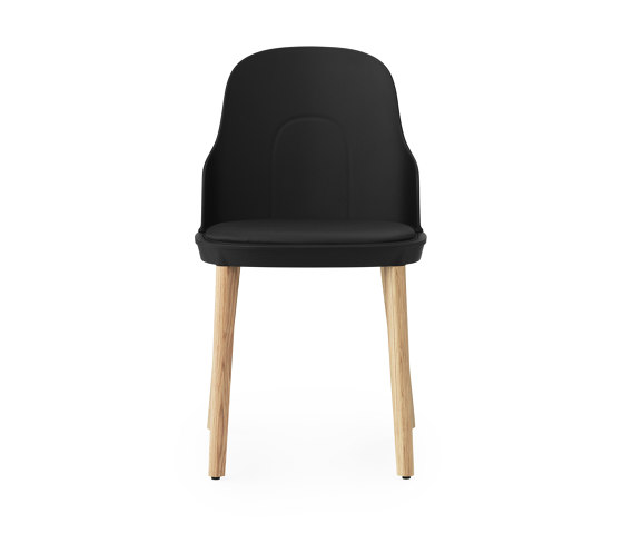 Allez Chair Upholstery Ultra Leather Black Oak | Stühle | Normann Copenhagen