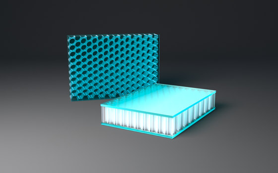 AIR-board® UV PC color light blue | Synthetic panels | Design Composite