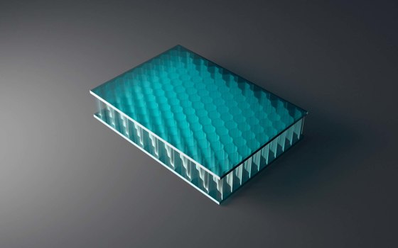 AIR-board® UV PC color light blue | Kunststoff Platten | Design Composite