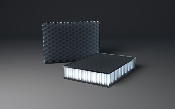 AIR-board® UV satin | grey | Lastre plastica | Design Composite