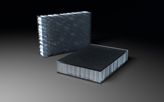 chaos AIR-board® UV satin | grey | Plaques en matières plastiques | Design Composite