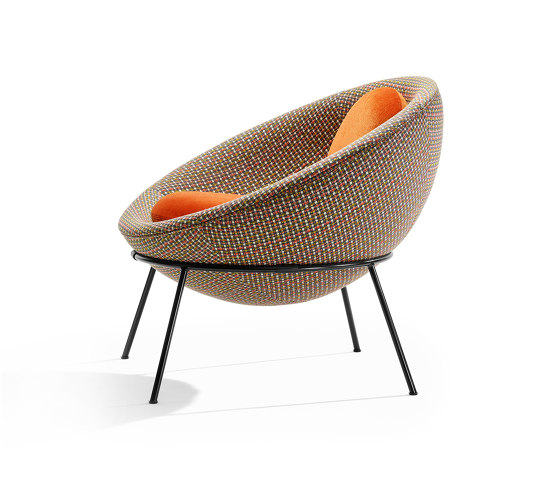Bardi's Bowl Chair - Eureka (Rubelli) | Poltrone | Arper