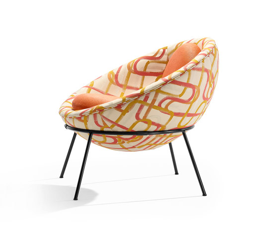 Bardi's Bowl Chair | Lollipop (Rubelli) | Sessel | Arper