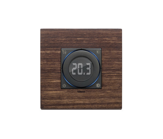 Thermostat wi-fi Eikon Exé bois Eucalyptus | Gestion de chauffage / climatisation | VIMAR