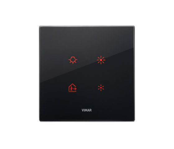 Eikon Tactil crystal black diamond Switches | Touch switches | VIMAR