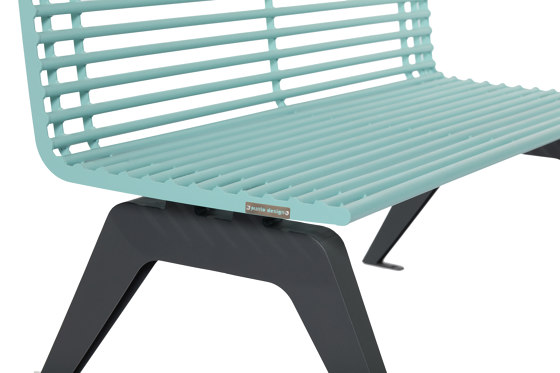 Aria | Outdoor Bench with Backrest | Bancs | Punto Design