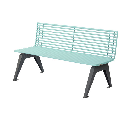 Aria | Outdoor Bench with Backrest | Sitzbänke | Punto Design