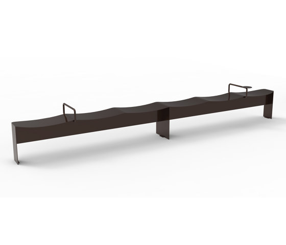 Flow | Outdoor Bench with Armrest | Sitzbänke | Punto Design