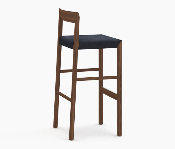 Stax Stool - Walnut Color (Stained Ash) | Sgabelli bancone | Bensen