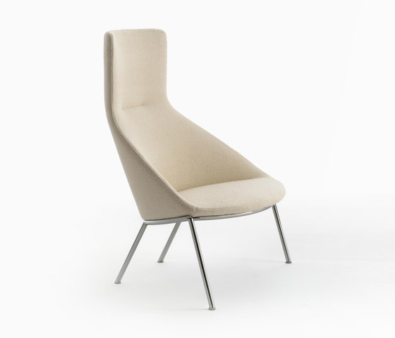 Circa Highback Lounge Chair - Metal base | Poltrone | Bensen