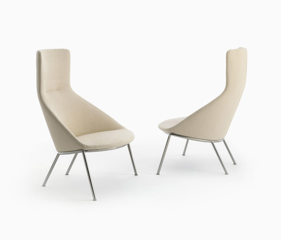 Circa Highback Lounge Chair - Metal base | Sessel | Bensen