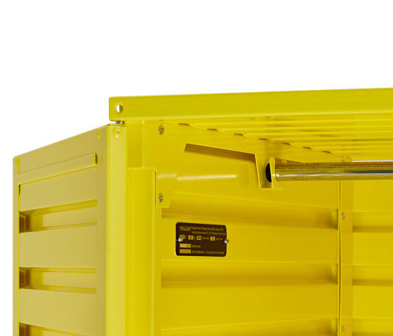 DS | Container Plus - sulfur yellow RAL 1016 | Pedestals | Magazin®