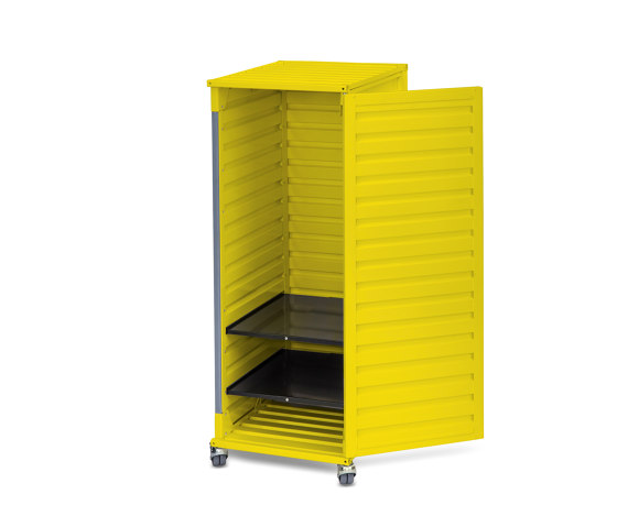 DS | Container Plus - sulfur yellow RAL 1016 | Cassettiere ufficio | Magazin®