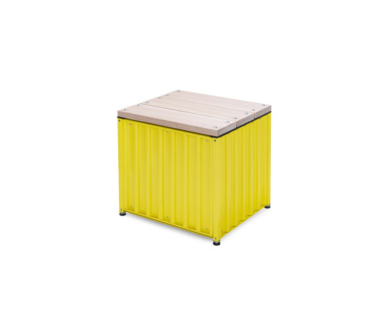 DS | Container small - sulfur yellow RAL 1016 | Storage boxes | Magazin®