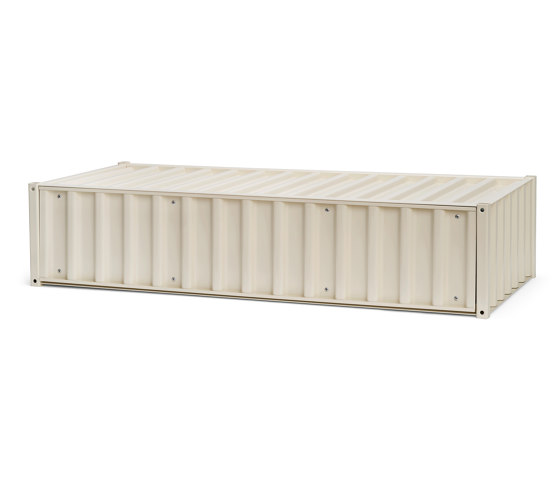 DS | Container flat - pearl white RAL 1013 | Estantería | Magazin®