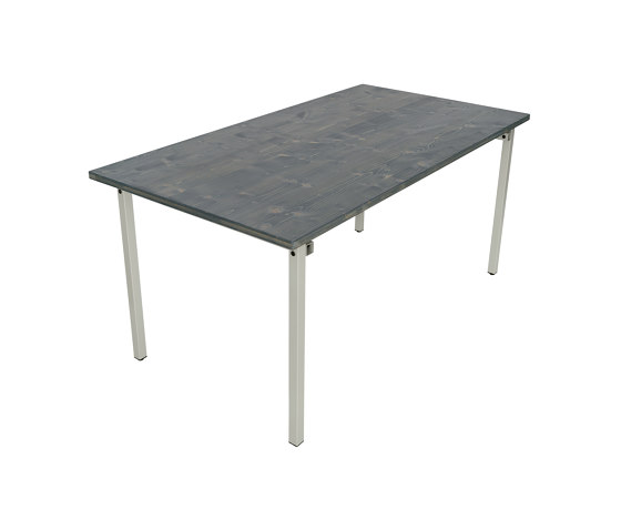 Erik, rectangular | Table Frame, pebble grey RAL 7032 | Tréteaux | Magazin®