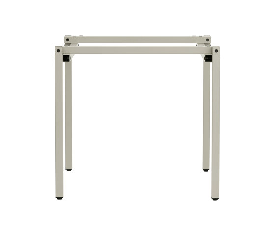 Erik, square | Table Frame, pebble grey RAL 7032 | Caballetes de mesa | Magazin®