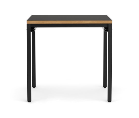 Erik, square | Table Frame, black grey RAL 7021 | Cavalletti | Magazin®