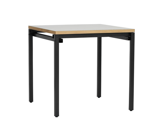Erik, square | Table Frame, black grey RAL 7021 | Caballetes de mesa | Magazin®