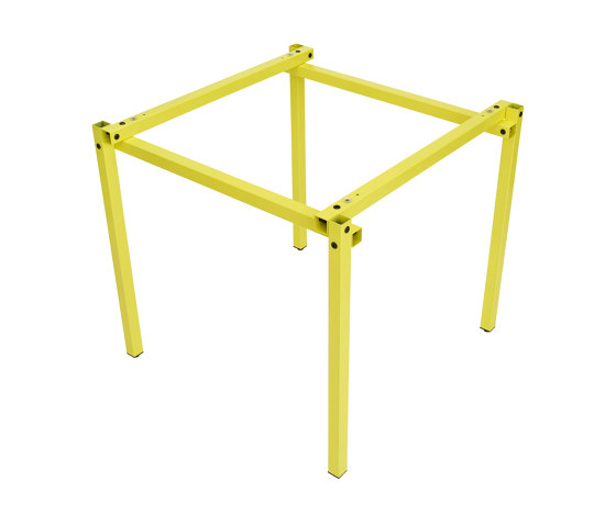 Erik, square | Table Frame, sulfur yellow RAL 9016 | Caballetes de mesa | Magazin®