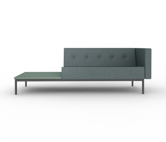 070 | 2-Seater Sofa with Armrest and with Table Right when Seated 212x73 cm | Divani | Artifort