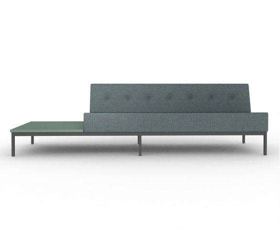 070 | 2.5-Seater Sofa with Table Right when Seated 259x73 cm | Divani | Artifort