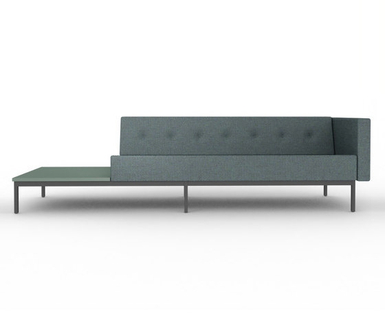 070 | 2.5-Seater Sofa with Armrest and with Table Right when Seated 269x73 cm | Divani | Artifort