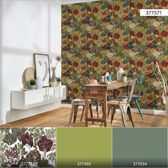 Floral Impression | Papel Pintado Floral Impression  - 7 | 377571 | Revestimientos de paredes / papeles pintados | Architects Paper