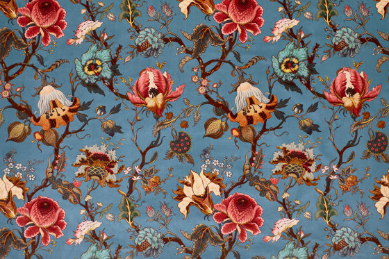 ARTEMIS Velvet - Azure | Tessuti decorative | House of Hackney