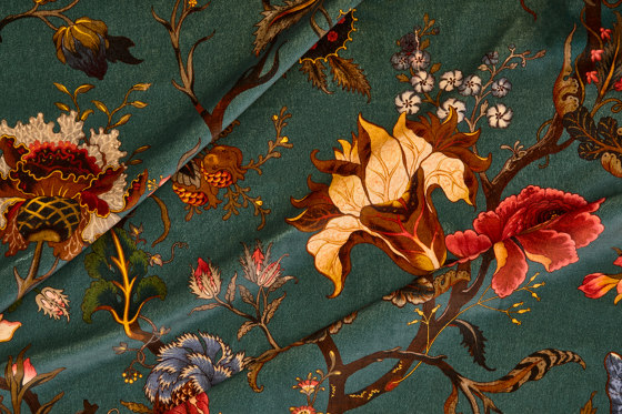 ARTEMIS Velvet - Petrol by House of Hackney | Drapery fabrics