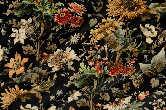 AVALON Velvet - Noir by House of Hackney | Drapery fabrics