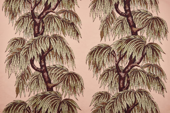 BABYLON Cotton Linen - Blush Willow | Drapery fabrics | House of Hackney