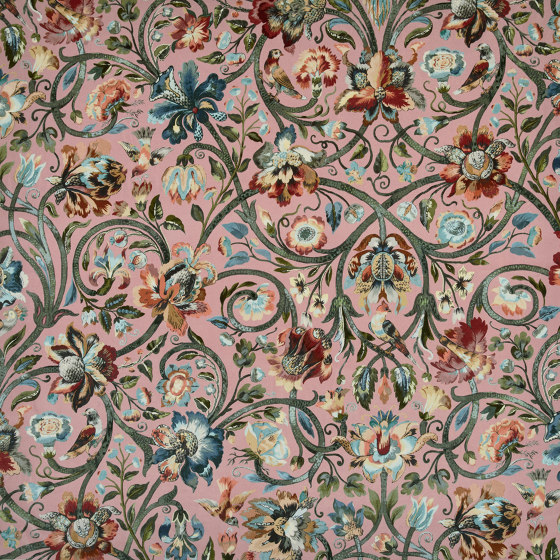 GAIA Velvet - Blush | Tissus de décoration | House of Hackney