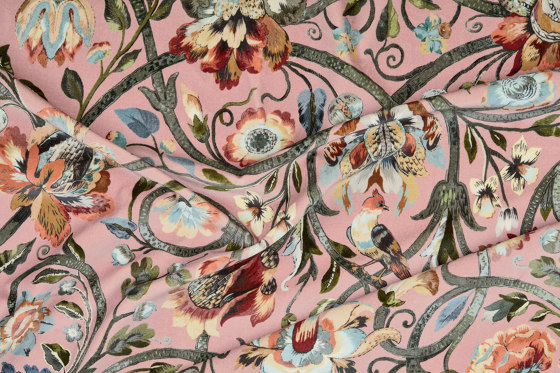 GAIA Velvet - Blush | Tissus de décoration | House of Hackney