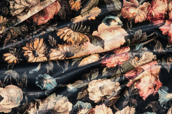 MIDNIGHT GARDEN Velvet - Multi by House of Hackney | Drapery fabrics