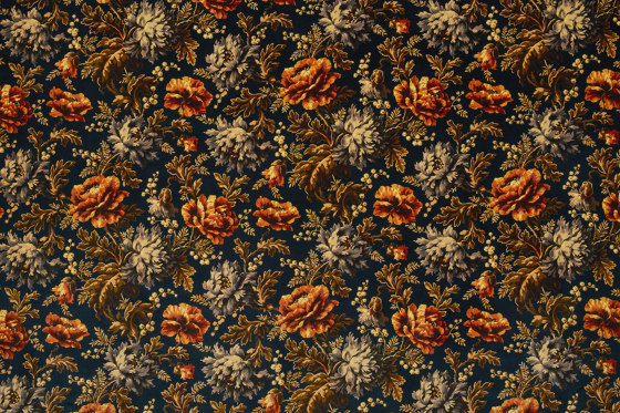 OPIA Velvet - Midnight | Tissus de décoration | House of Hackney